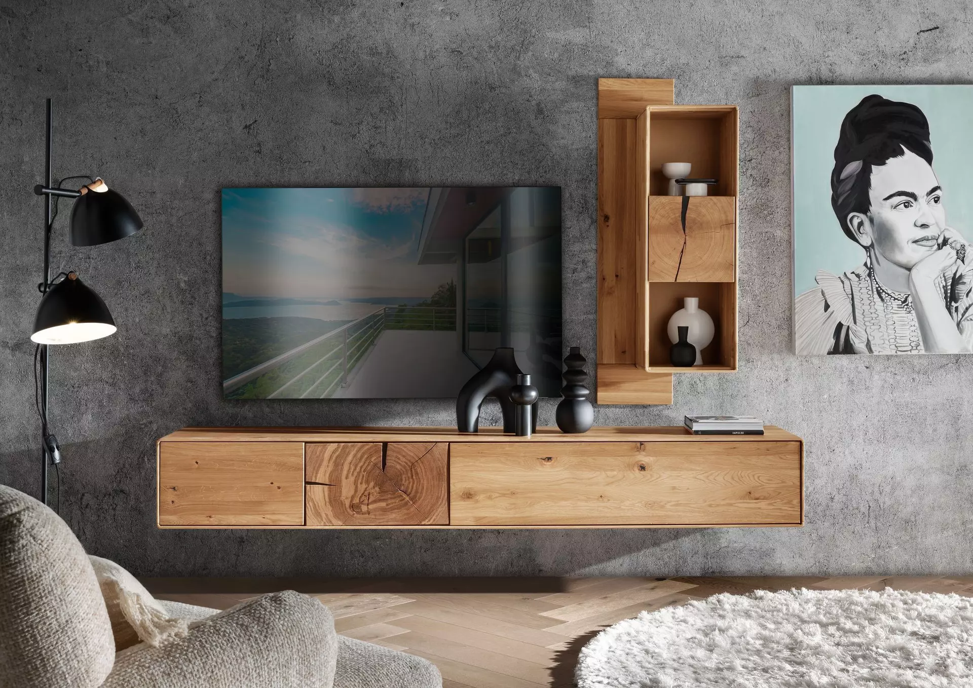 TV-Board WZ-0626 GK Möbel 40 x 30 x 220 cm
