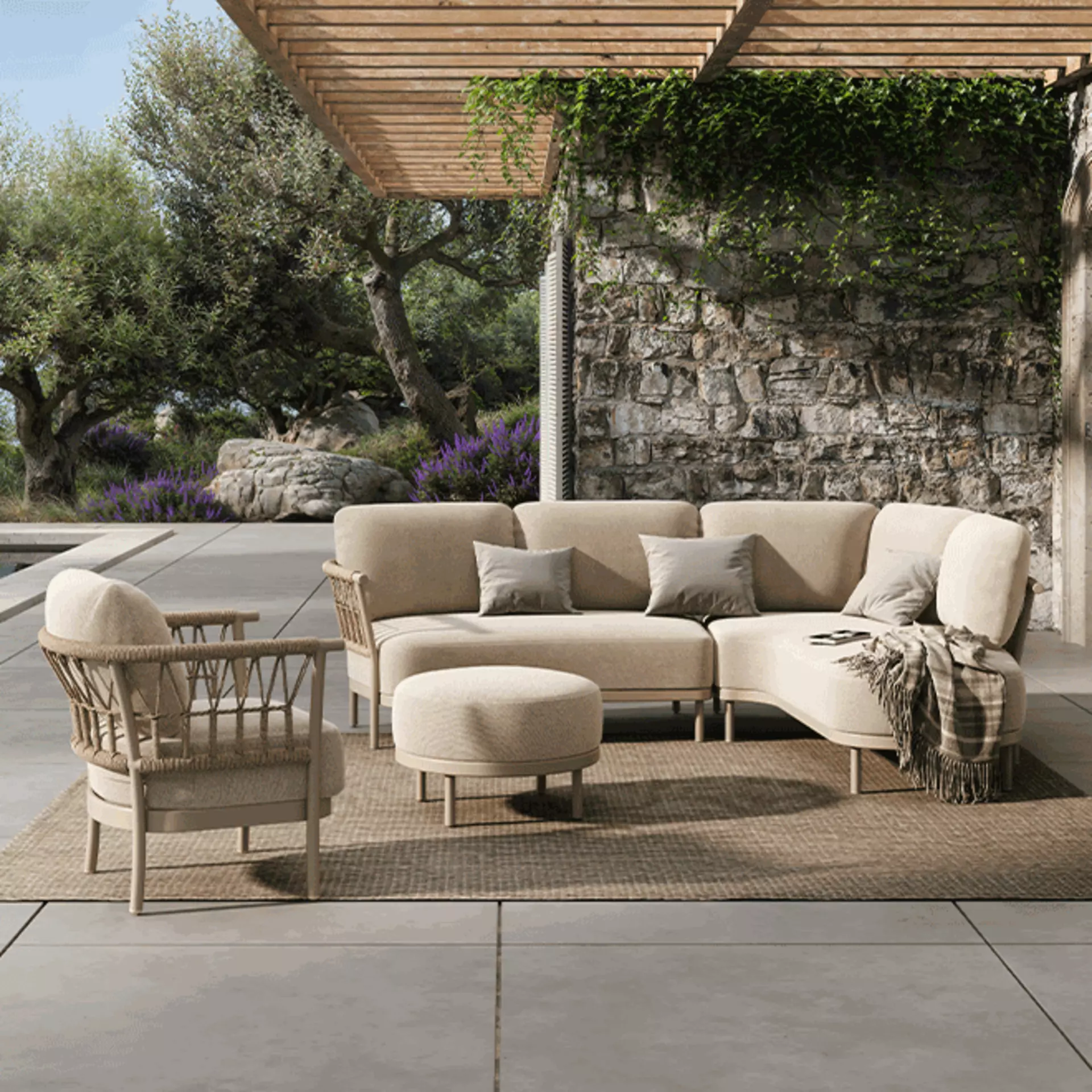 Modulare Loungemöbel von Tierra Outdoor