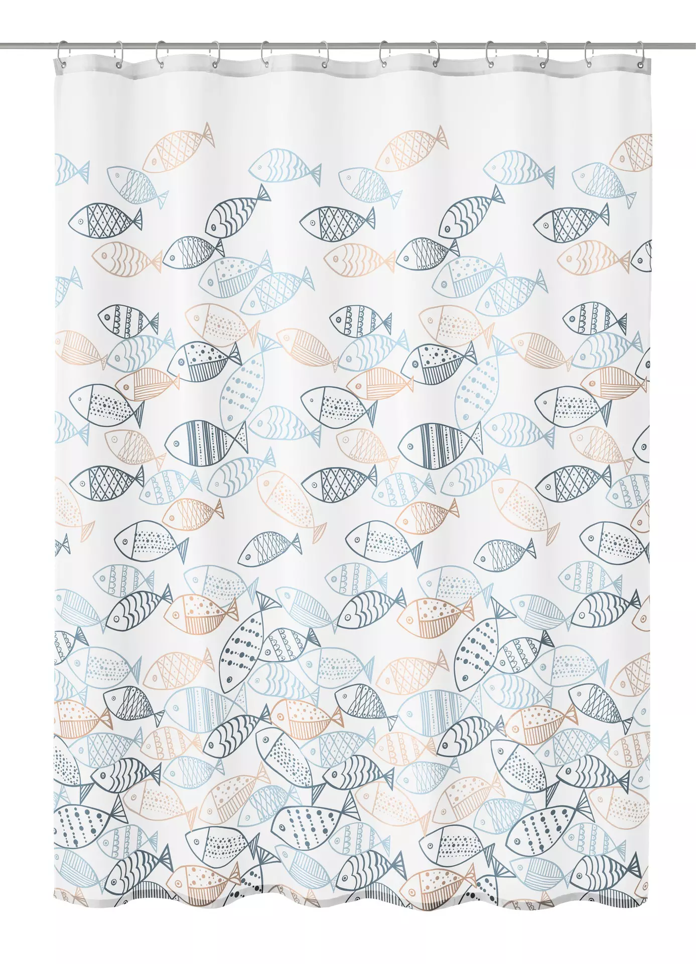 Duschvorhang Sardinas Kleine Wolke Textil 180 x 200 cm