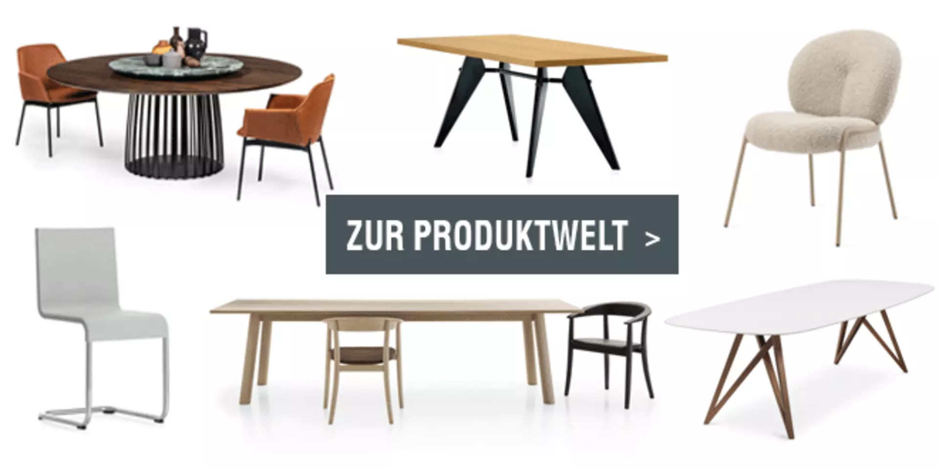 Linkbild zur Tisch- und Stuhl-Produktwelt von interni