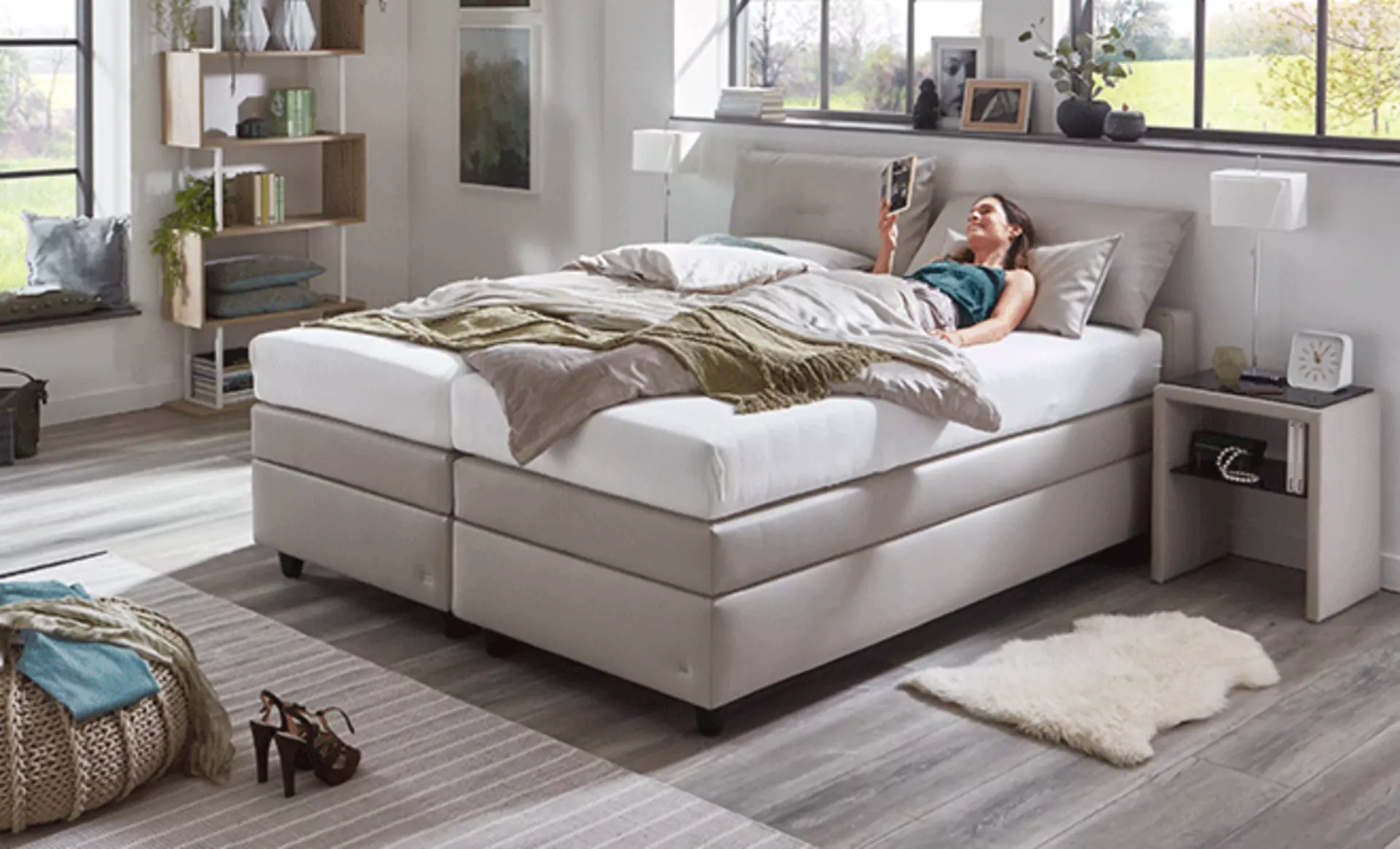 Boxspringbett für Ehepaare und Familien von Ruf Betten