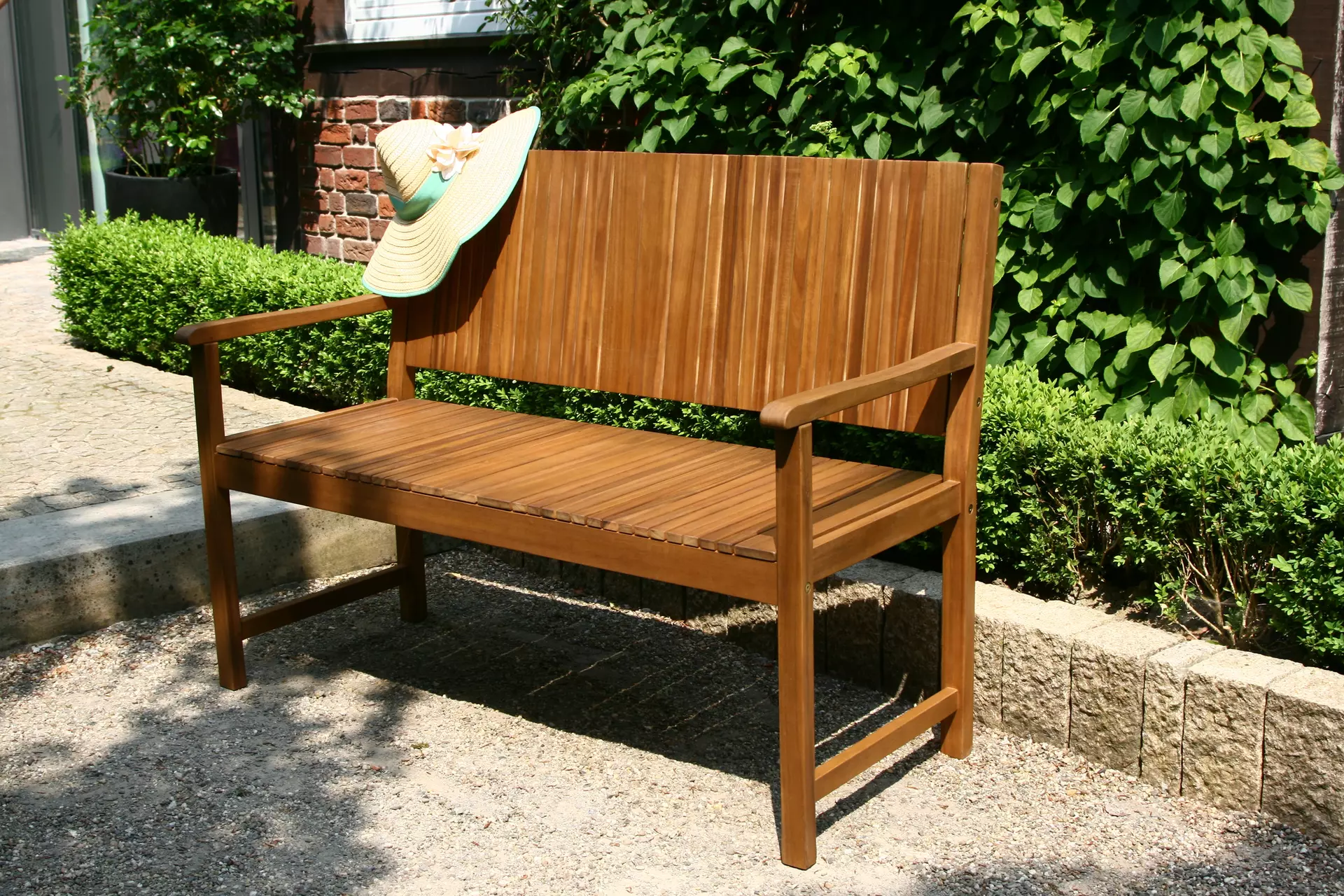 Gartenbank FALUN Siena Garden Holz 59 x 90 x 121 cm