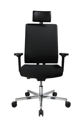 2. Bild von Büro-Drehstuhl Textil schwarz MONDO