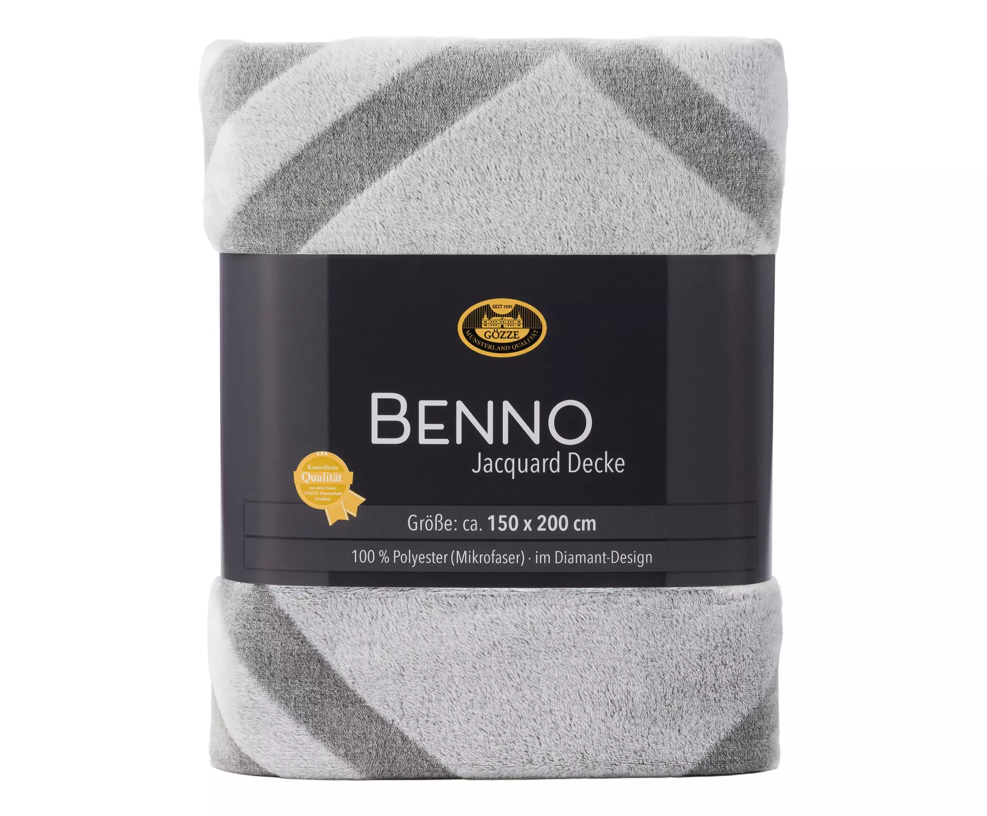 Wohndecke Benno Ambiente Trendlife Textil 150 x 200 cm