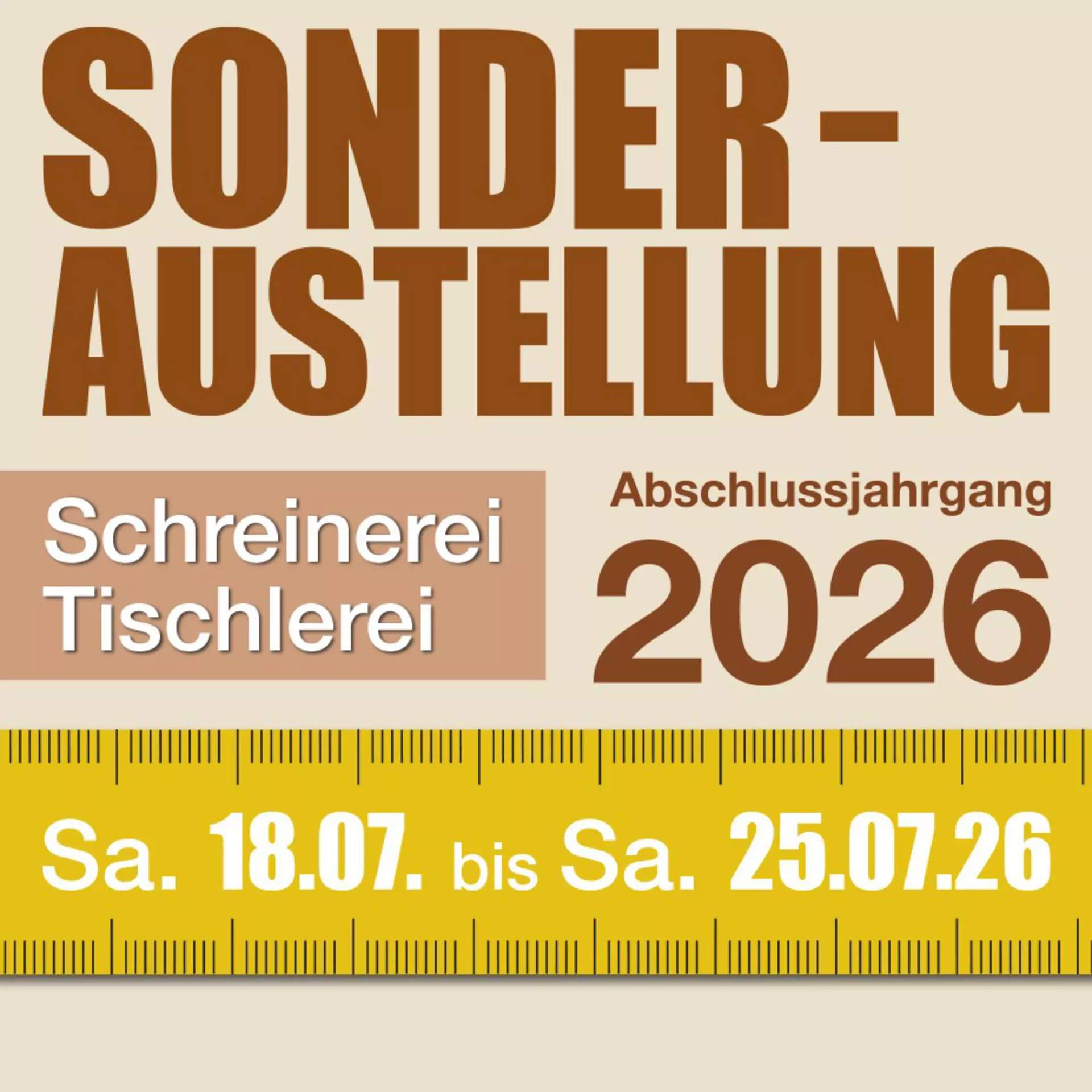 Faszination Schreinerhandwerk: Die Gesellenstücke-Ausstellung