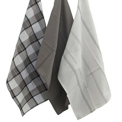 2. Bild von Geschirrtuch Textil grau