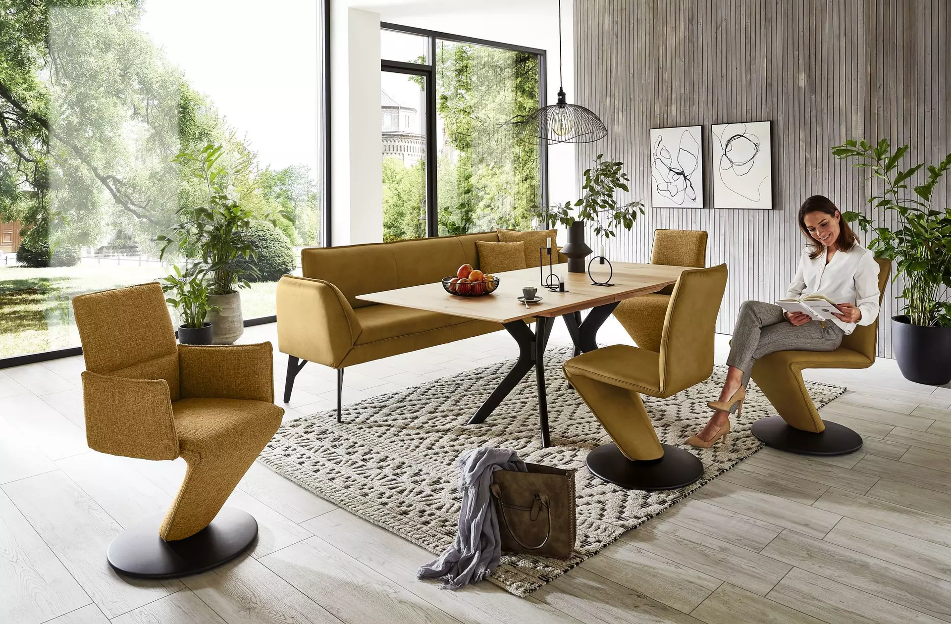 Tisch mit Auszug Tugor MONDO Holzwerkstoff 100 x 75 x 200 cm