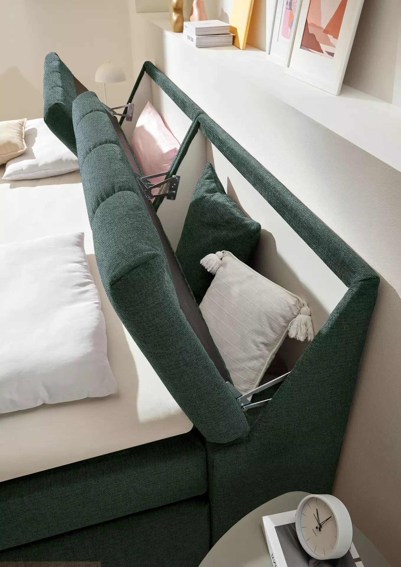 Boxspringbett BEARFORD ED-Lifestyle Textil 250 x 106 x 240 cm