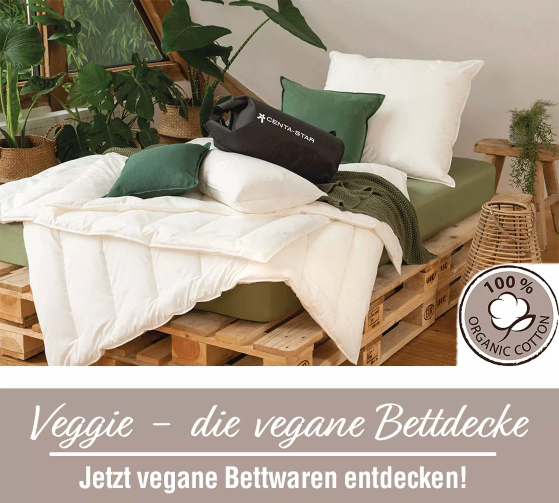 centa star limited vegan veggie bettwaren bettdecken kopfkissen textilien möbel inhofer