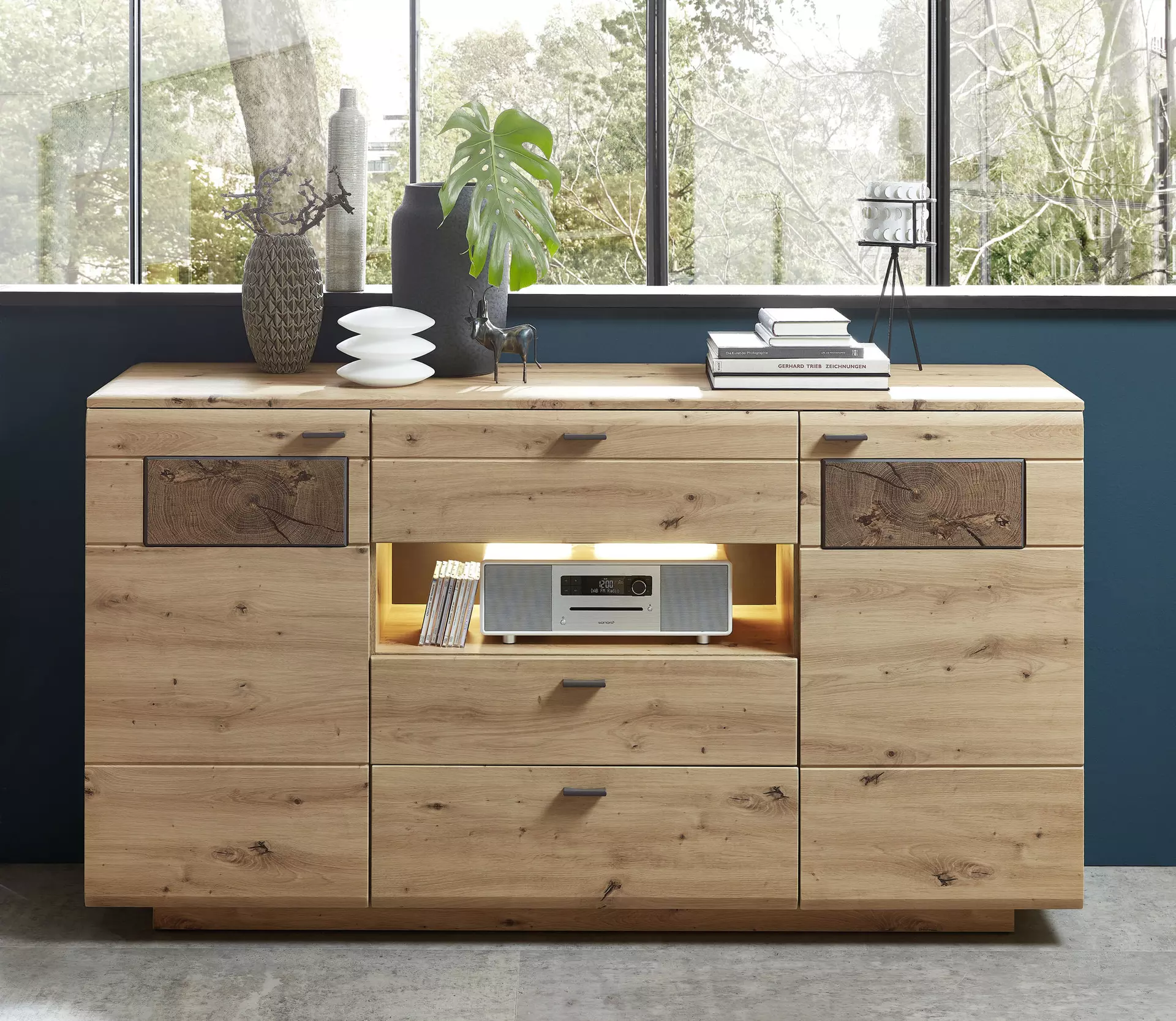 Sideboard LAVADO Vito Holzwerkstoff 47 x 98 x 175 cm