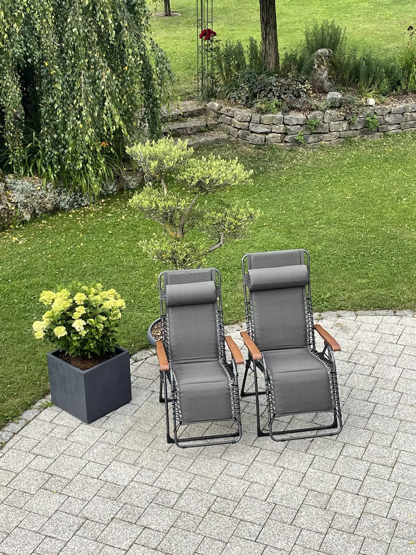 Relaxliege Oasi Amano Outdoor Textil 70 x 130 x 80 cm
