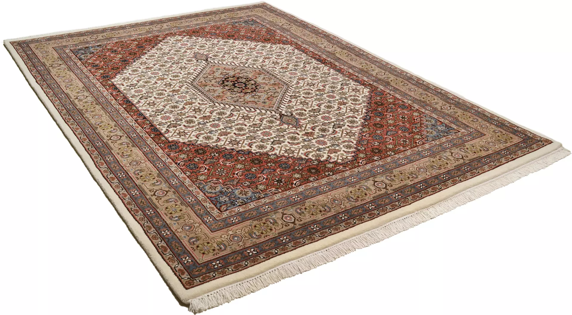 Handknüpfteppich Benares Theko Textil 40 x 1 x 60 cm