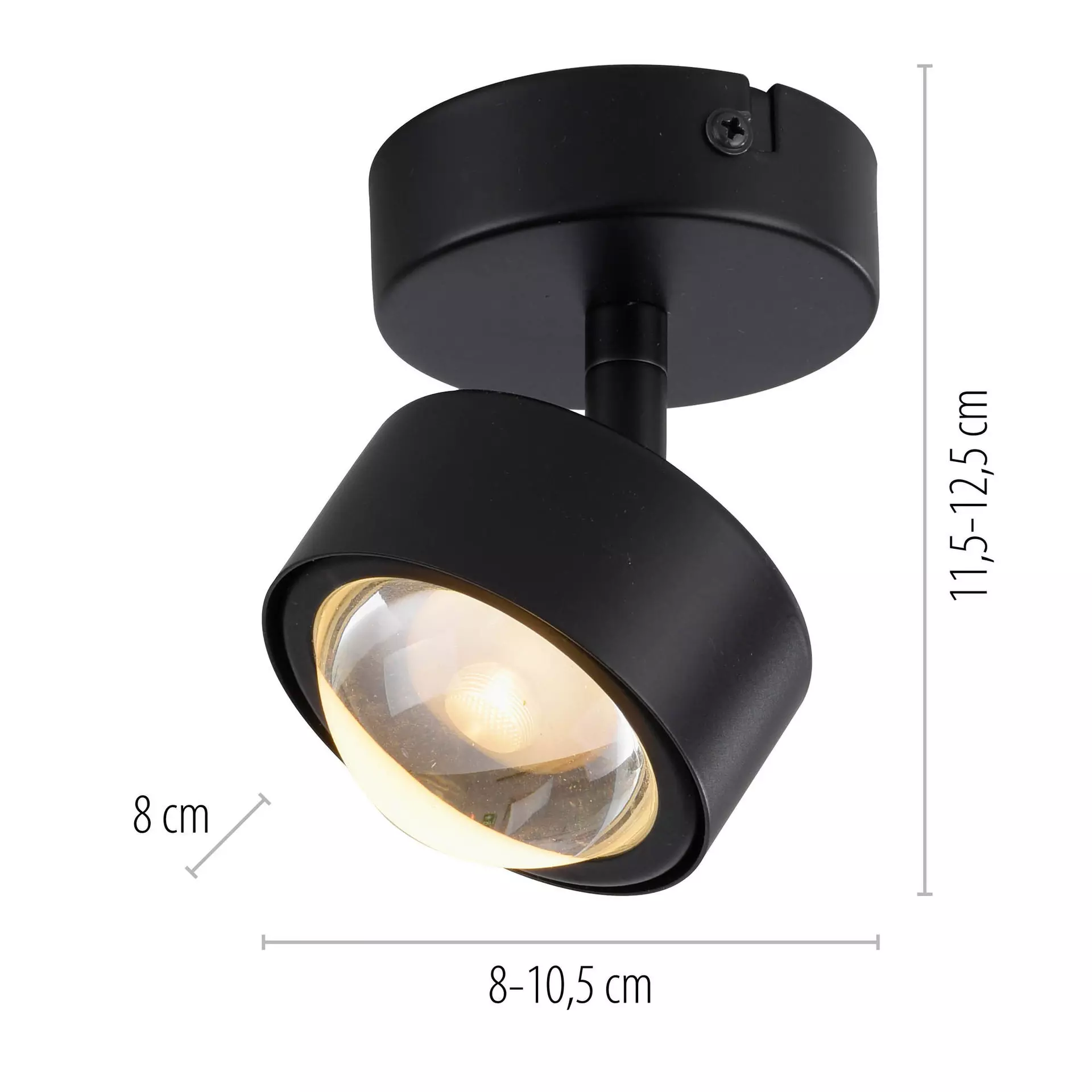 Strahler SW KULU SCHÖNER WOHNEN-Kollektion Metall 8 x 12 x 10 cm