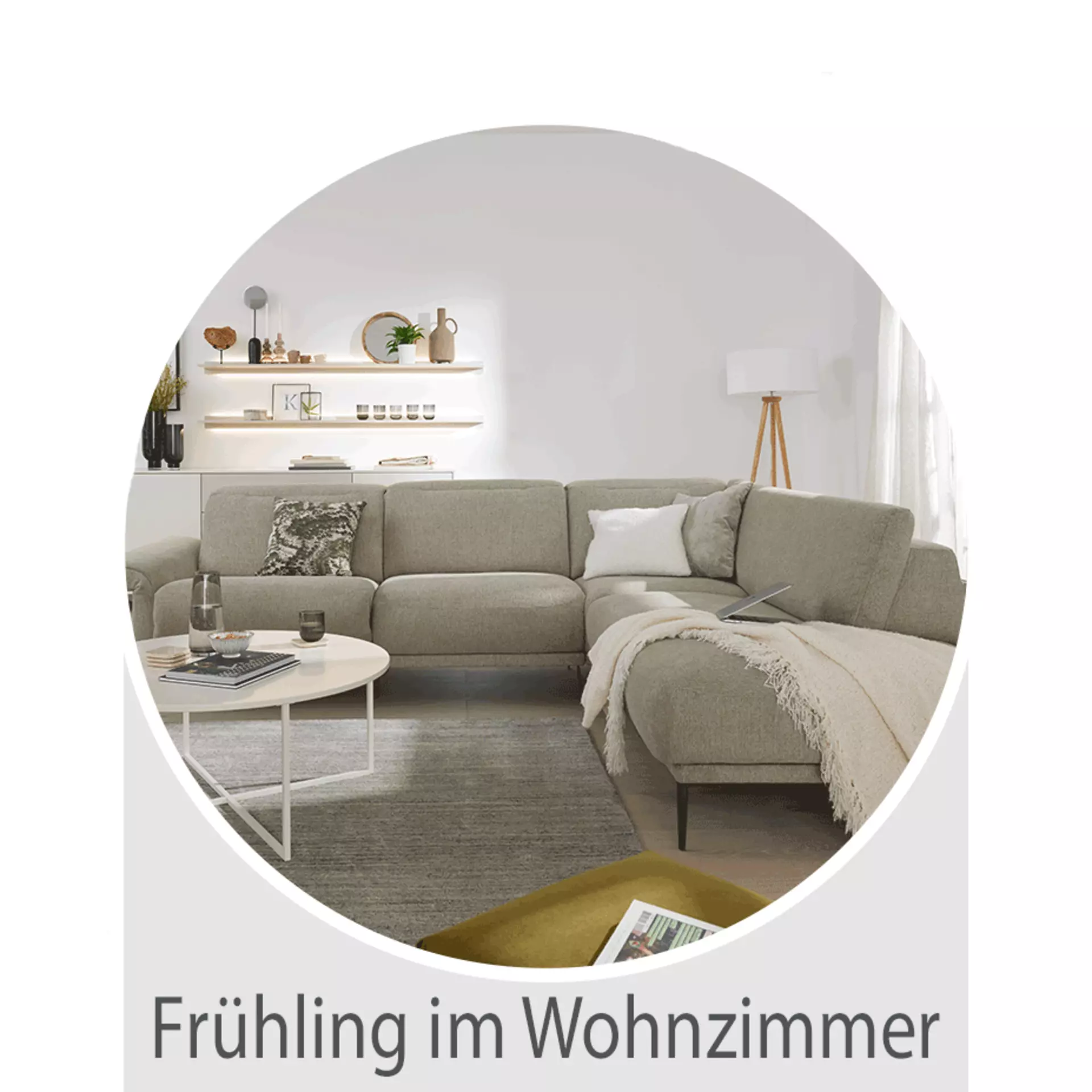 Möbel Inhofer Wohntrends- Frühling im Wohnzimmer