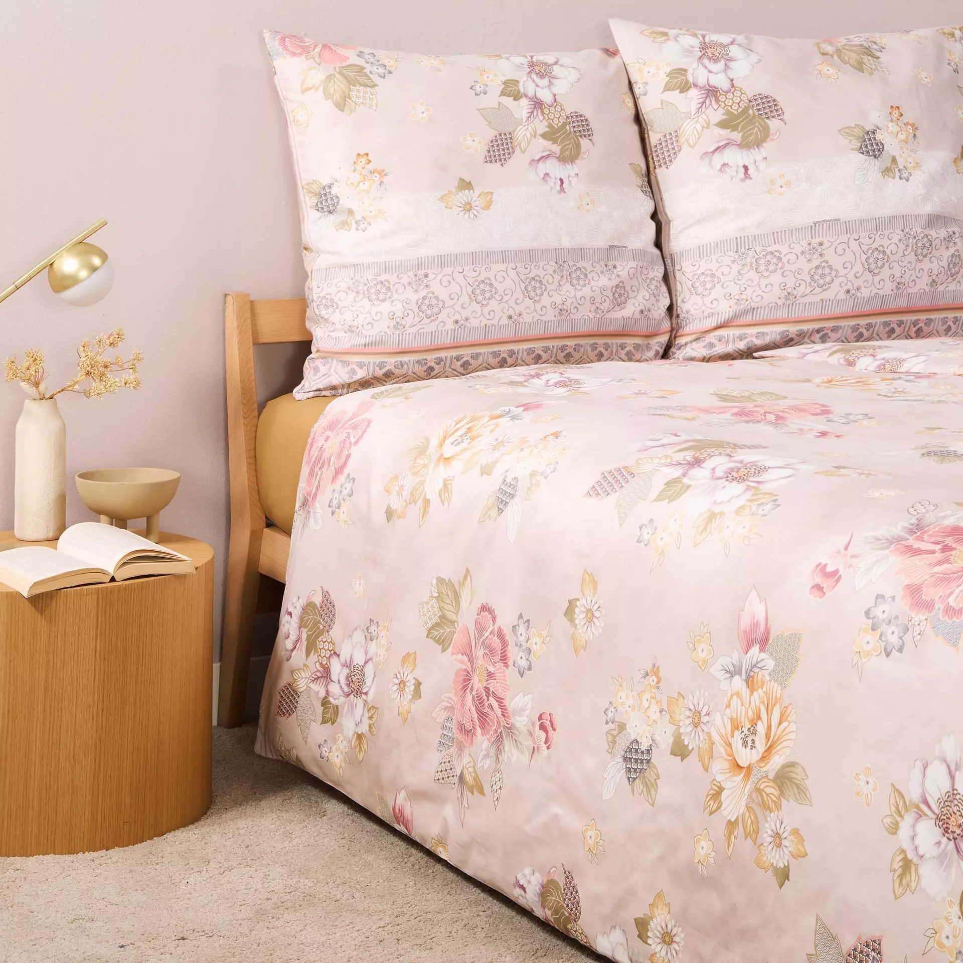 Satin-Bettwäsche HANAMI Bassetti Textil 
