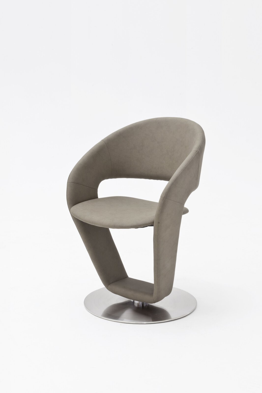 Stuhl MCA furniture Metall, Textil Kunstleder Argentina