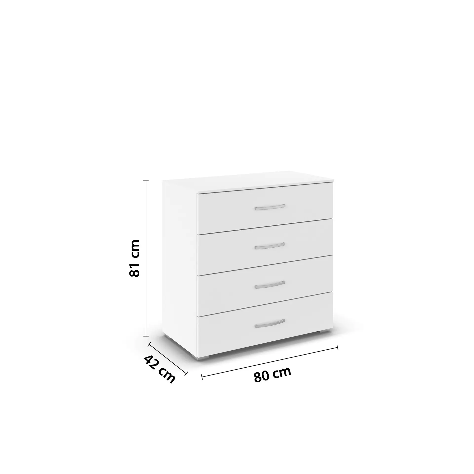 Kommode ADITIO BOX rauch ORANGE Holzwerkstoff 42 x 81 x 80 cm