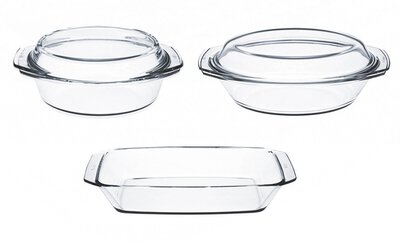 Bild von Auflaufform Glas transparent