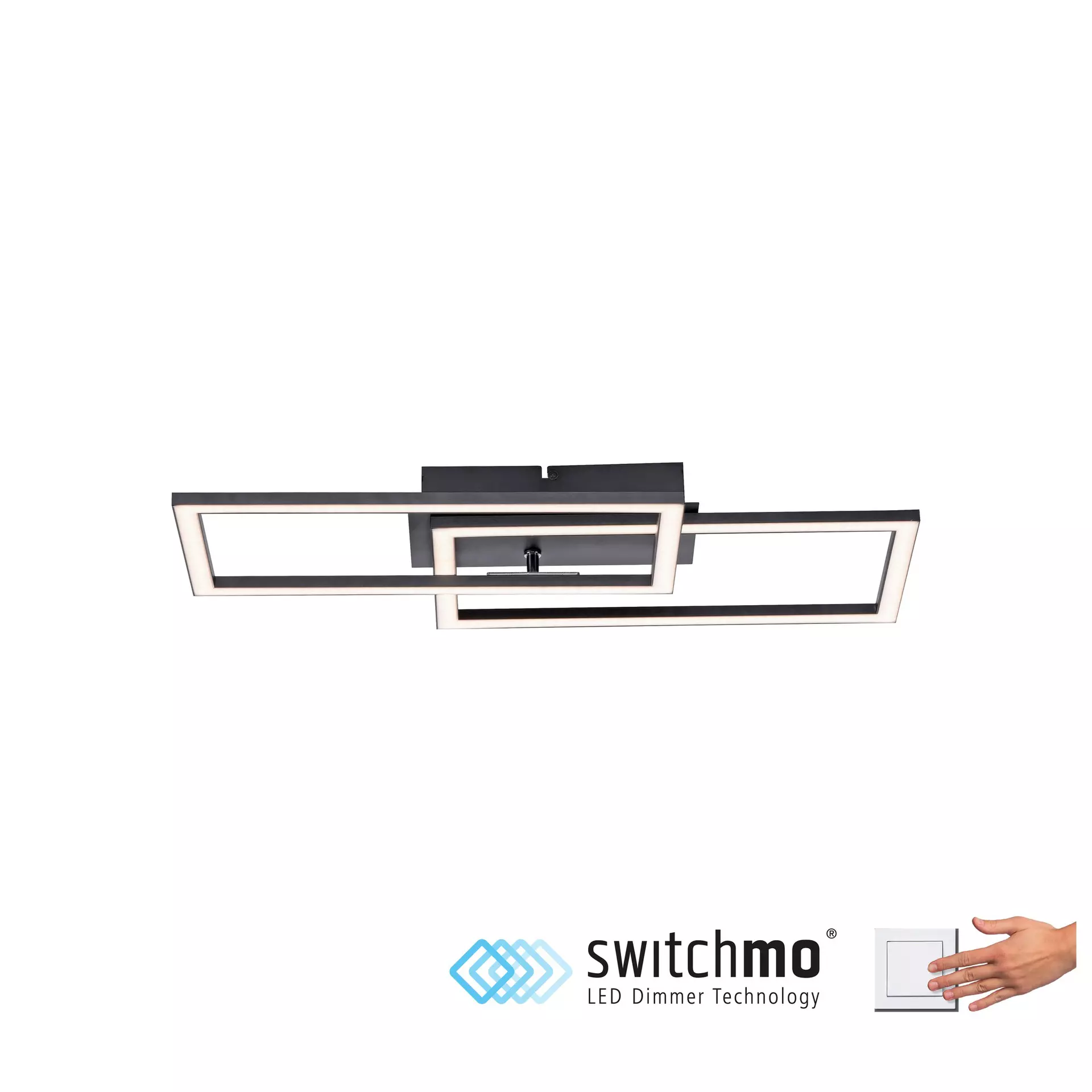 Deckenleuchte IVEN JUST LIGHT Metall 31 x 6 x 54 cm