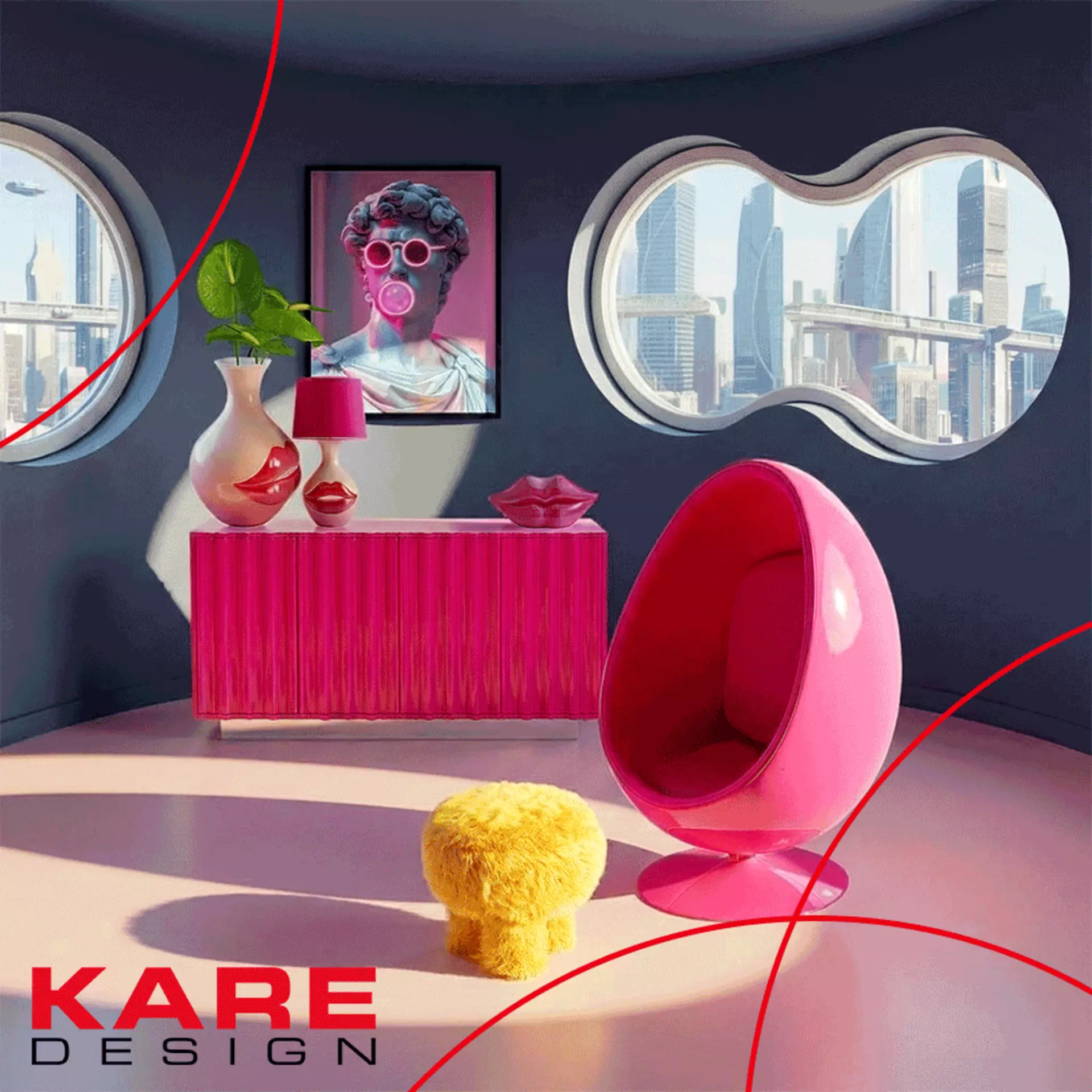 Mobil banner zur Marke Kare Design mit den Maßen 927x927px