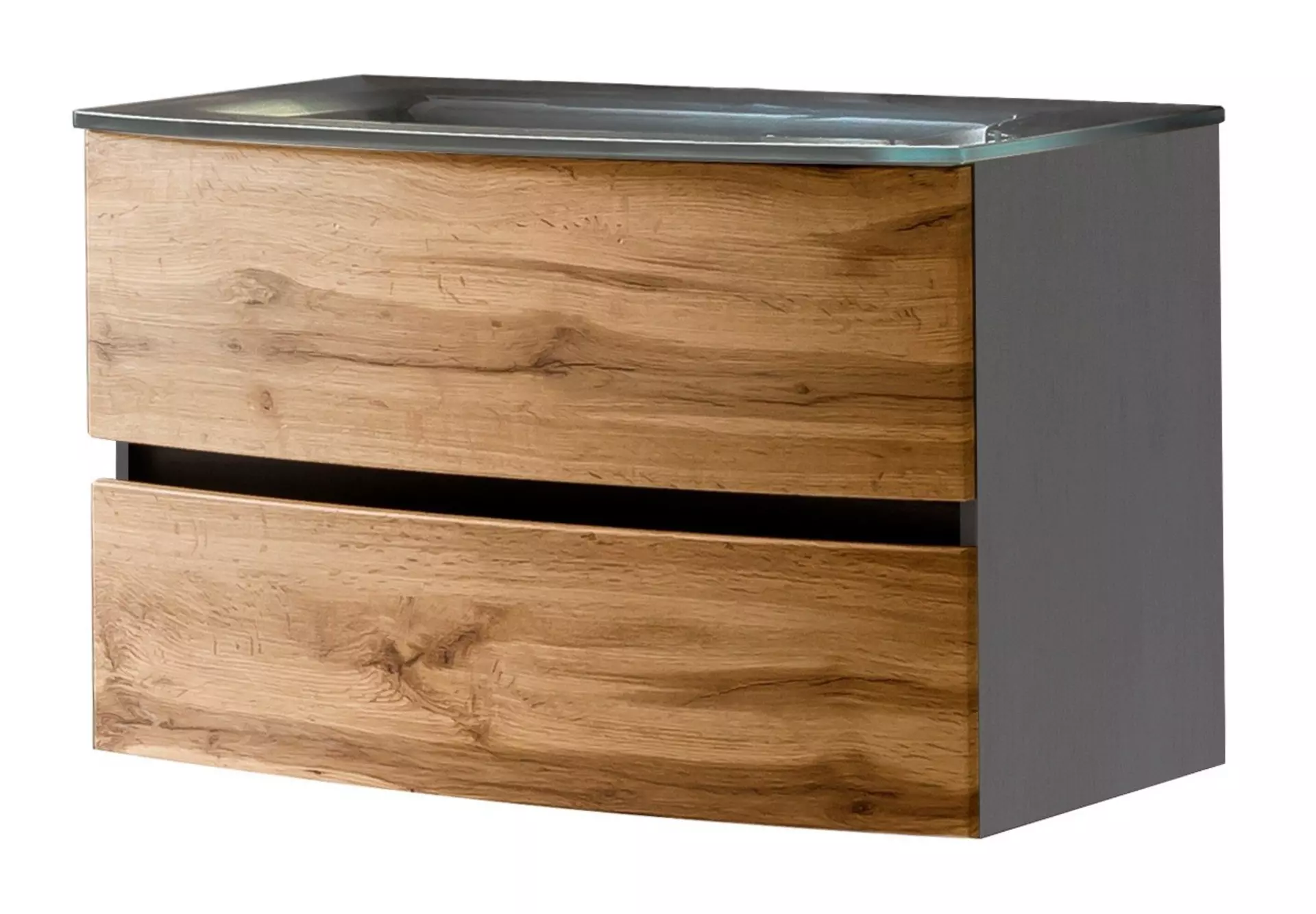 Waschtischunterschrank Kopenhagen Coco Badwelten Holzwerkstoff 49 x 53 x 80 cm