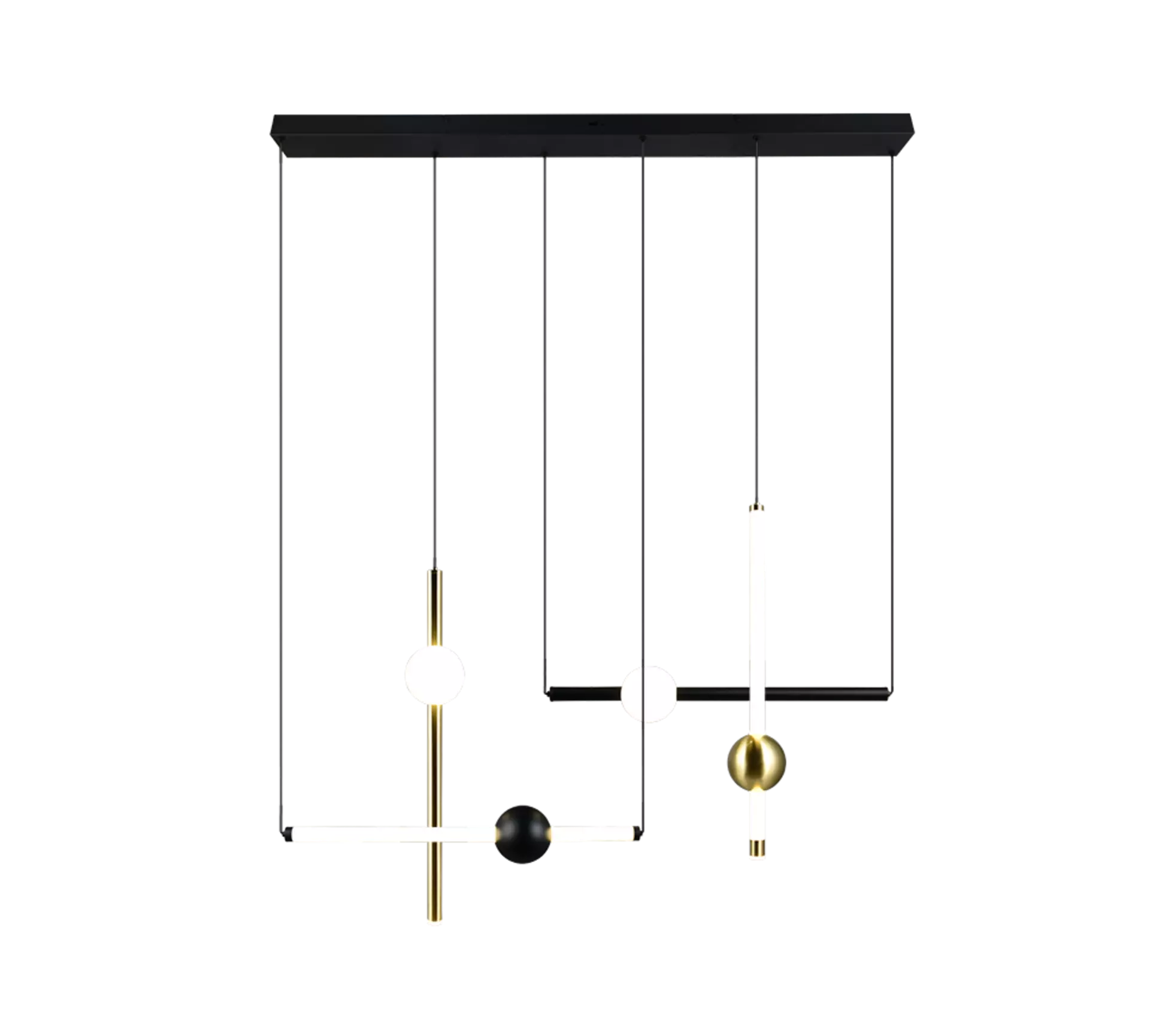 Hängeleuchte Melita Trio Leuchten Metall 110 x 150 x 20 cm