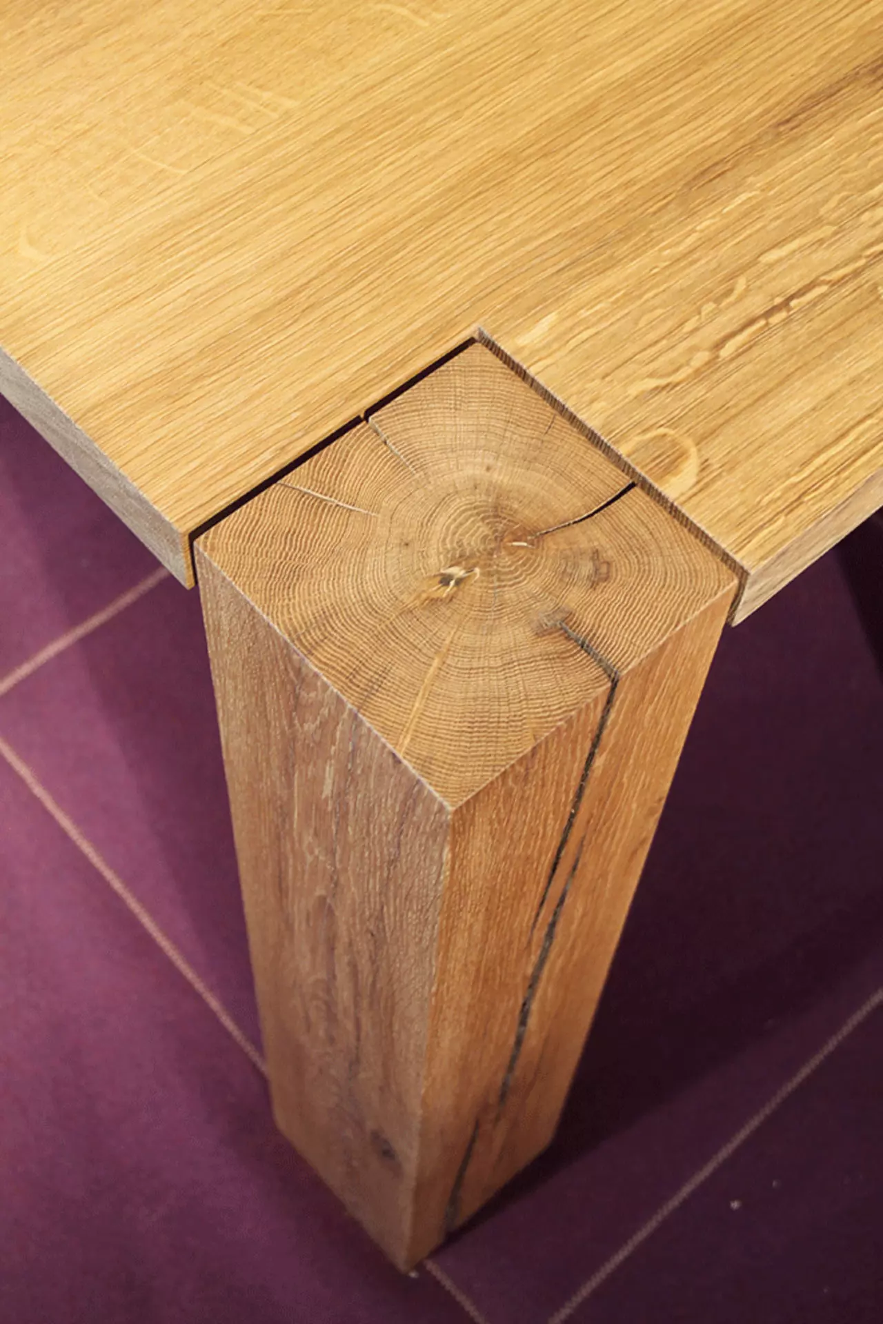 Das Tischbein im Detail
