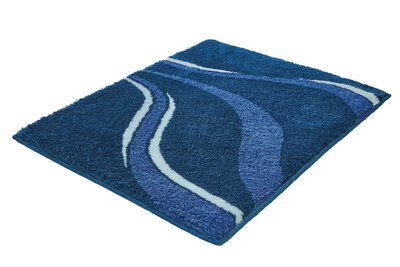Bild von Badteppich Kleine Wolke Blau