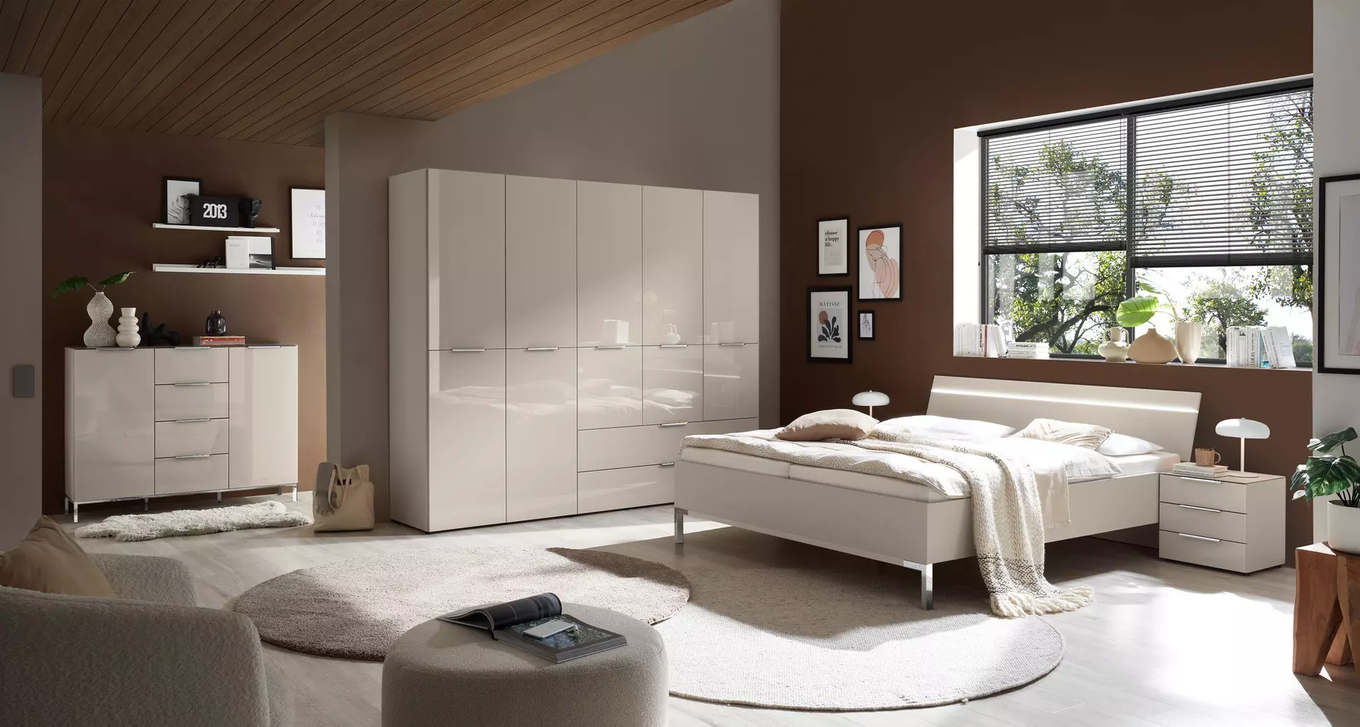 Bett BARI Dreamoro Holzwerkstoff 185 x 88 x 214 cm