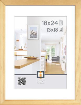 Bild von Bilderrahmen Kunststoff beige