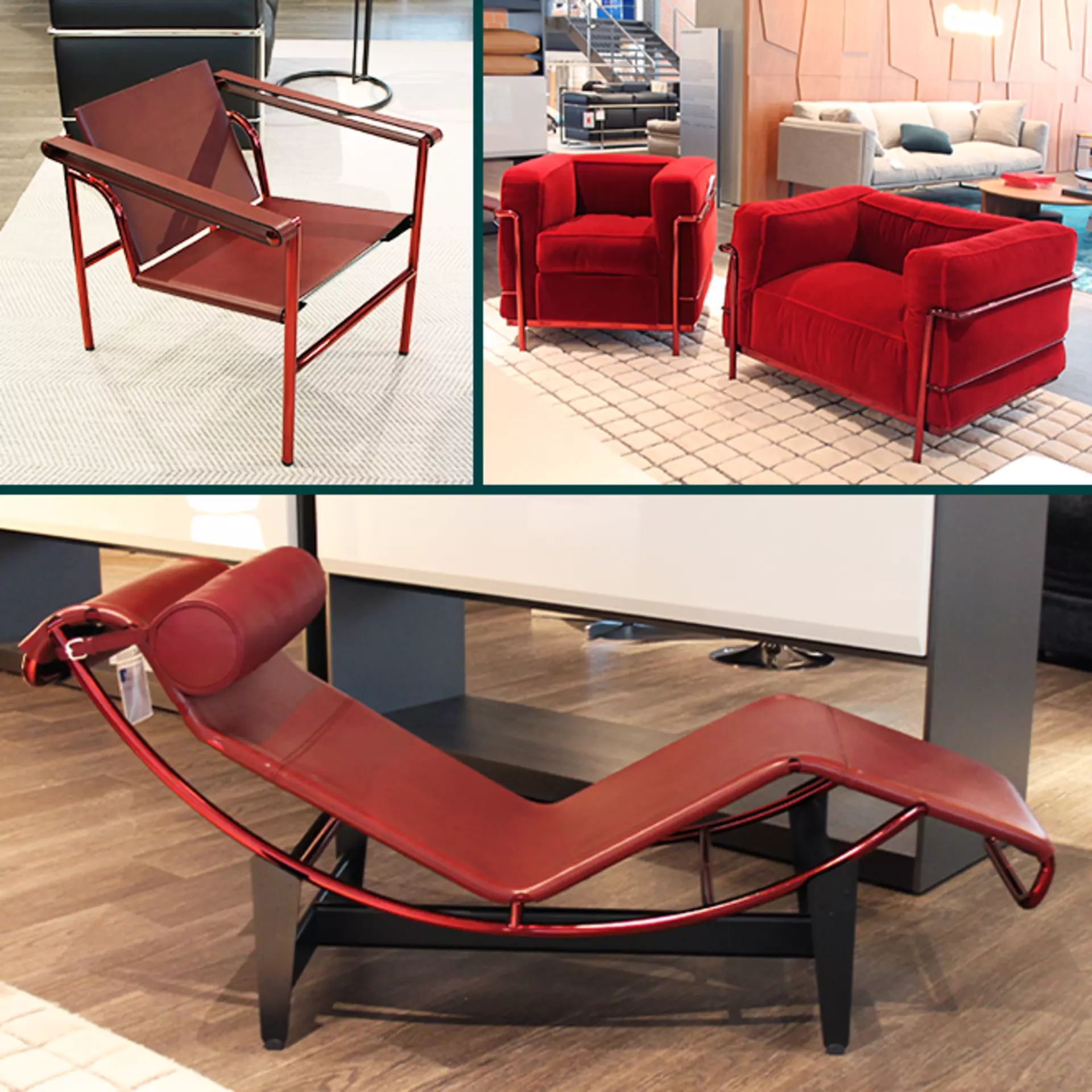 Die LC-Kollektion von Cassina im 1. OG bei interni by inhofer