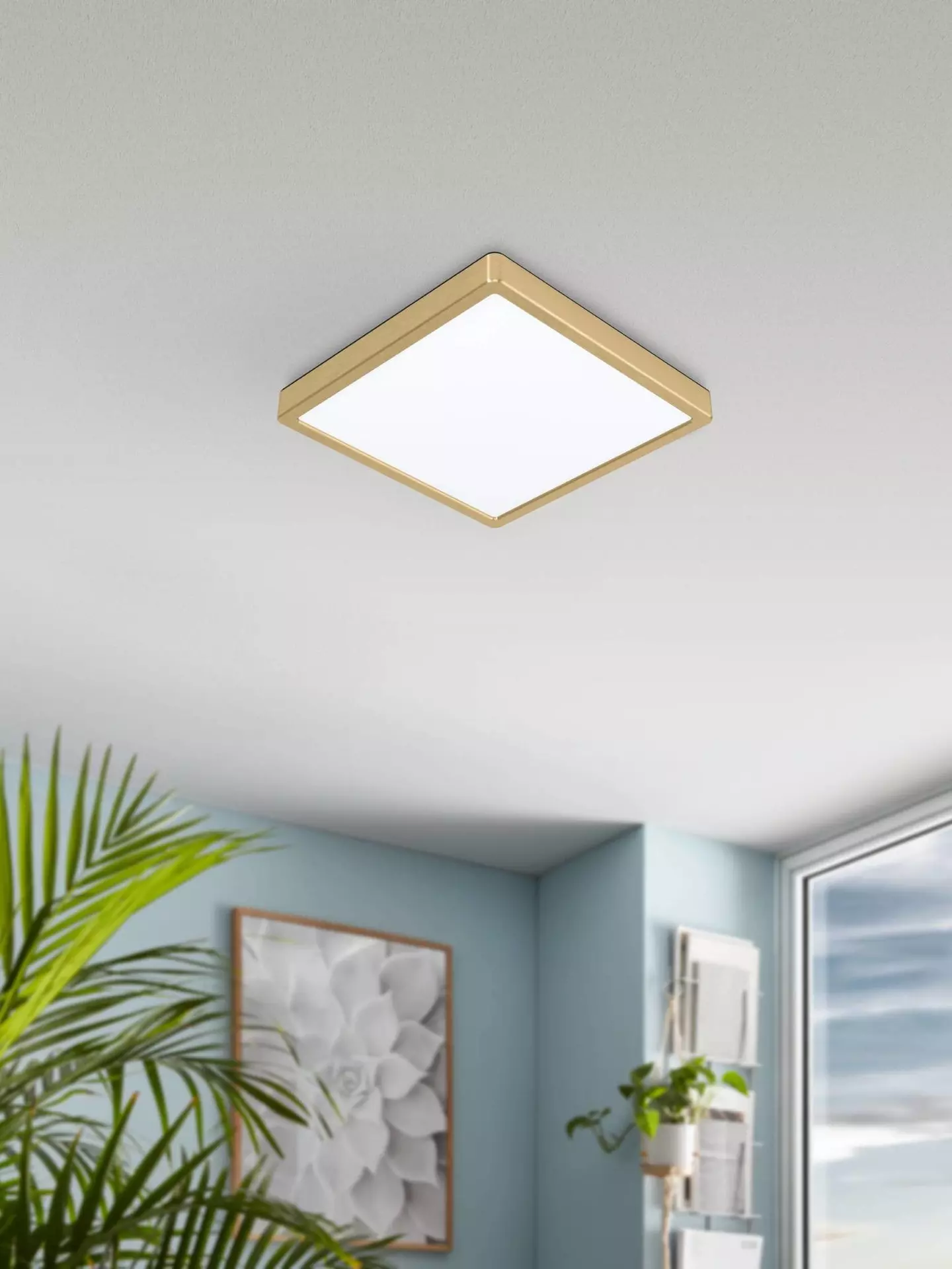 Deckenleuchte FUEVA 5 Eglo Metall 28 x 2 x 28 cm