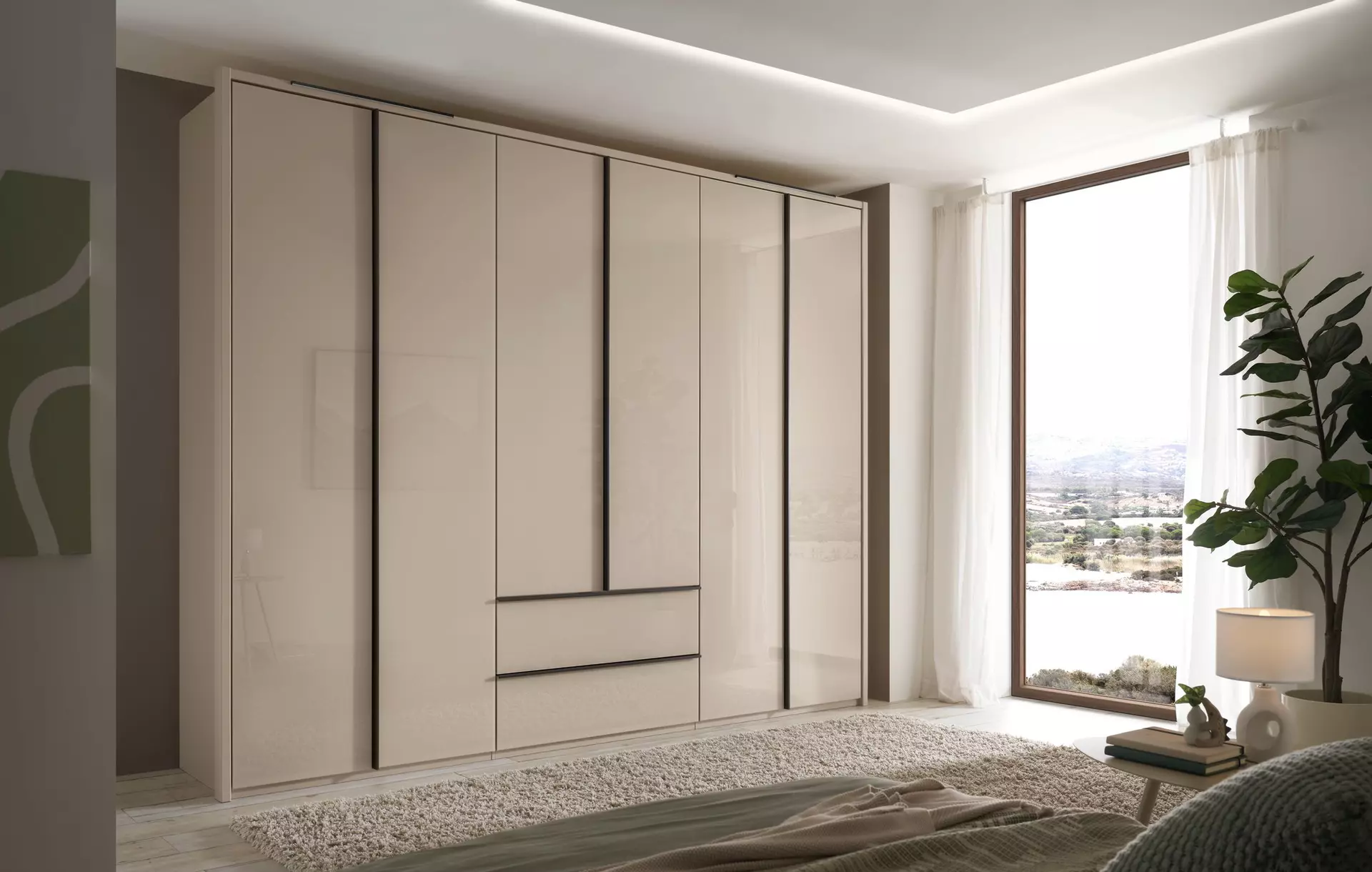 Funktionsschrank CATANIA Wiemann Holzwerkstoff 58 x 236 x 300 cm