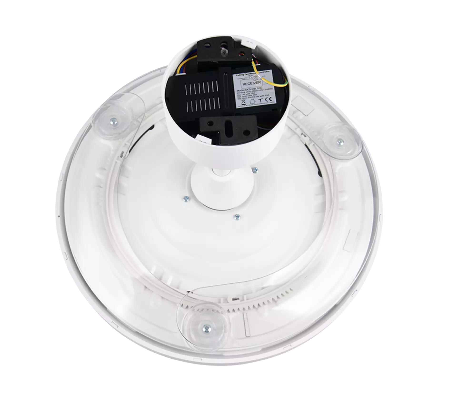 Deckenventilator Kasfjord Reality Leuchten Metall 107 x 35 x 107 cm