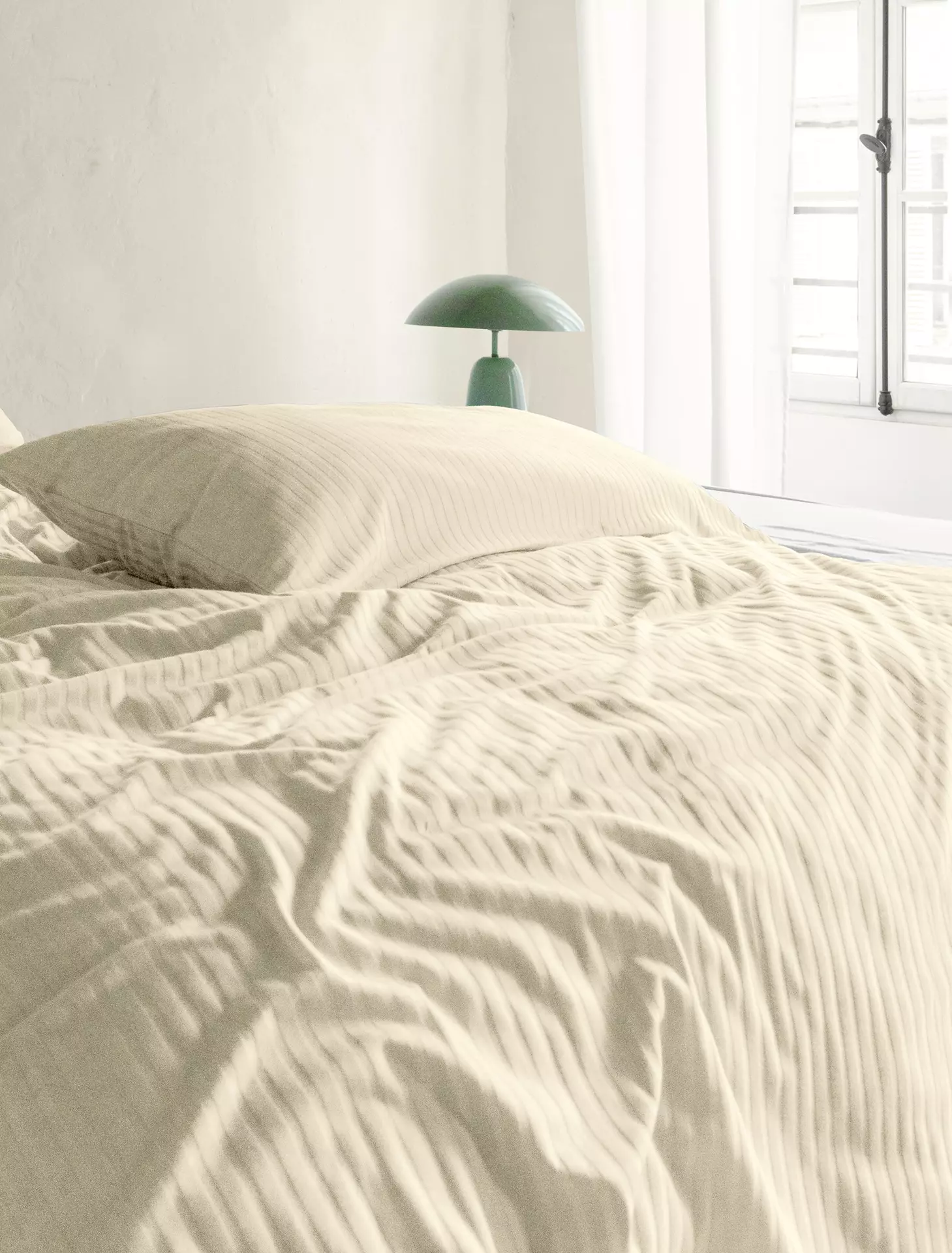 Jersey-Bettwäsche Premium Lumen Irisette Textil 135 x 200 cm