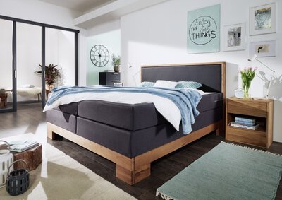 Bild von Boxspringbett ca. 210 x 115 x 180 cm Dreamoro braun