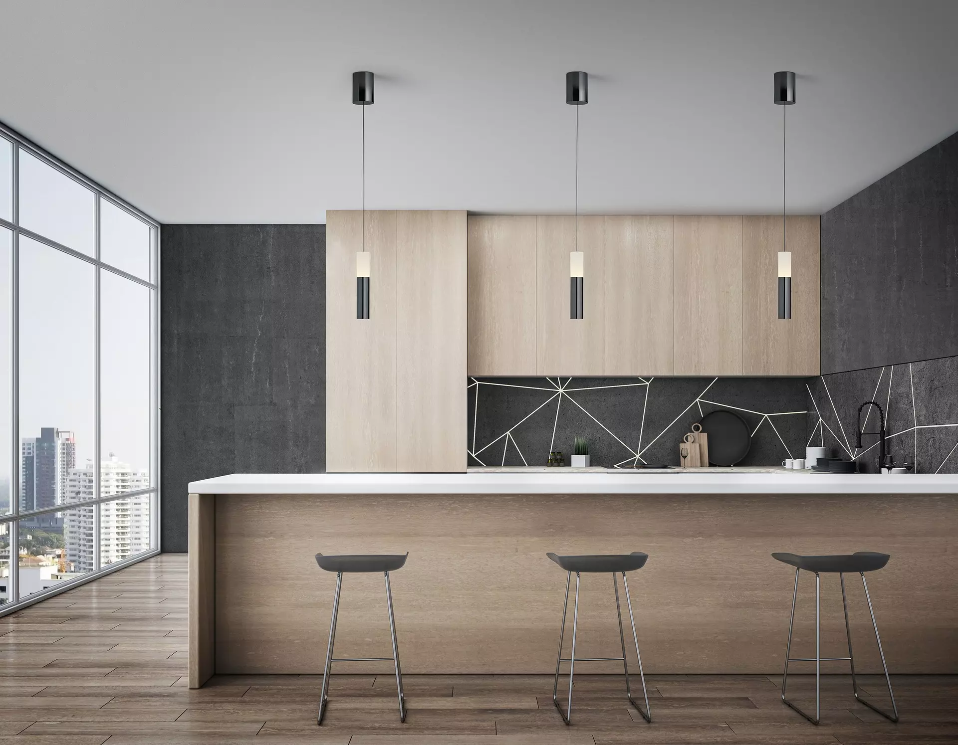 Hängeleuchte LIDOS Helestra Leuchten Metall 