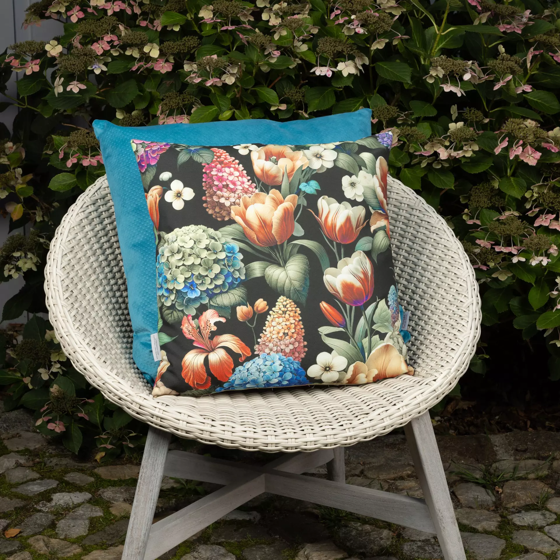 Kissenhülle Akane Pad Sprügel Textil 45 x 45 cm