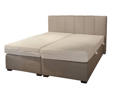 Bild von Boxspringbett ca. 215 x 113 x 171 cm Oschmann Comfortbetten beige