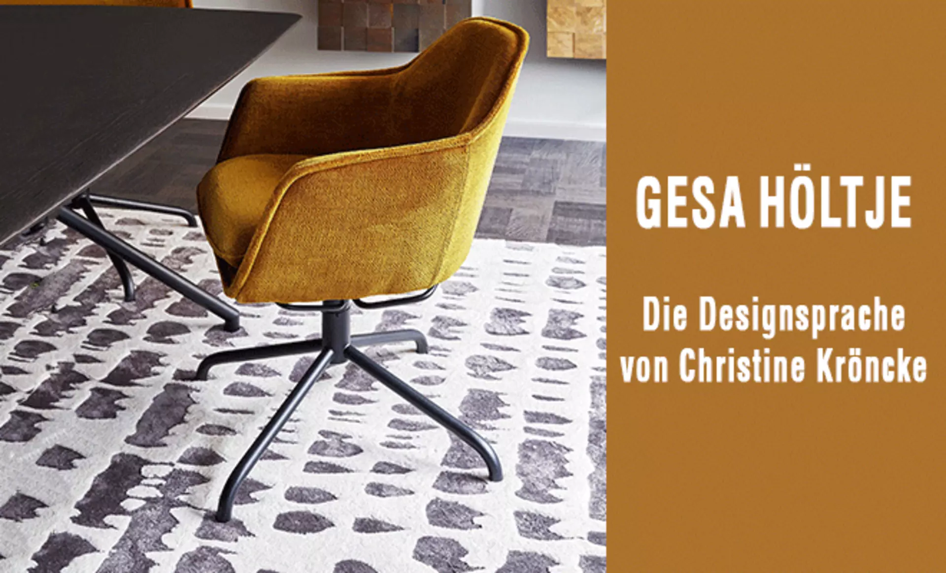 Designportrait Gesa Höltje - Die Designsprache von Christine Kröncke. Jetzt mehr erfahren und inspirieren lassen