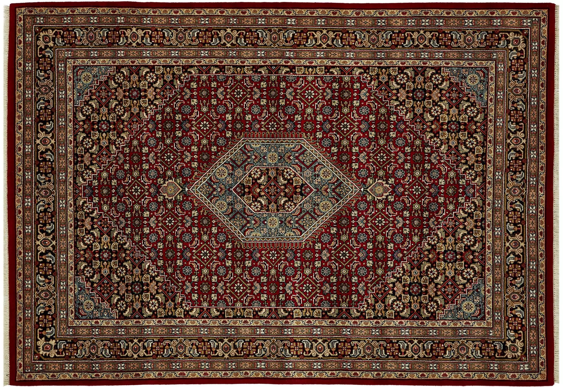 Handknüpfteppich Benaras Bidjar Rug Studios Textil 60 x 90 cm