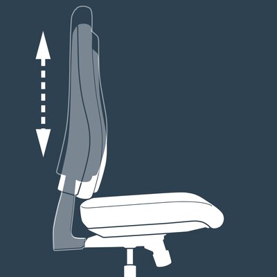 3. Bild von Büro-Drehstuhl Textil schwarz Topstar
