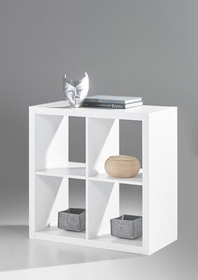 Bild von Raumteilerregale CELECT Holzwerkstoff weiß