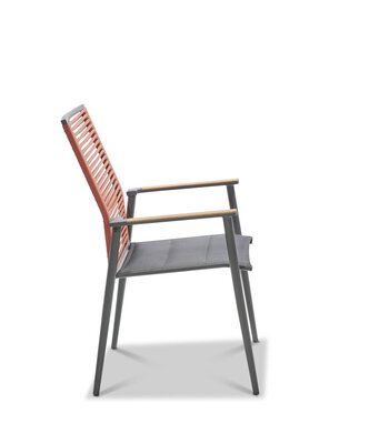 2. Bild von Gartenstuhl Metall mehrfarbig ca. 61 x 94 x 66 cm