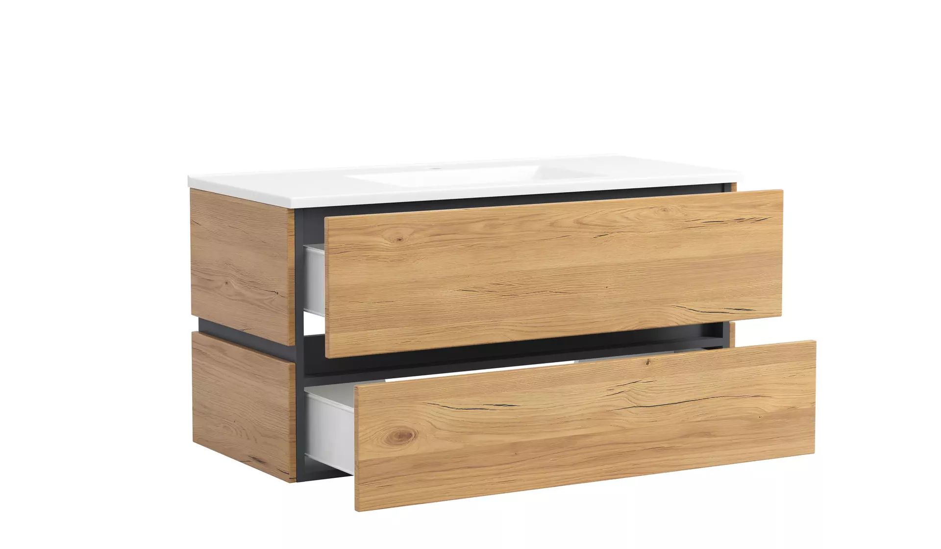 Waschtischunterschrank Caribu Vito Holzwerkstoff 