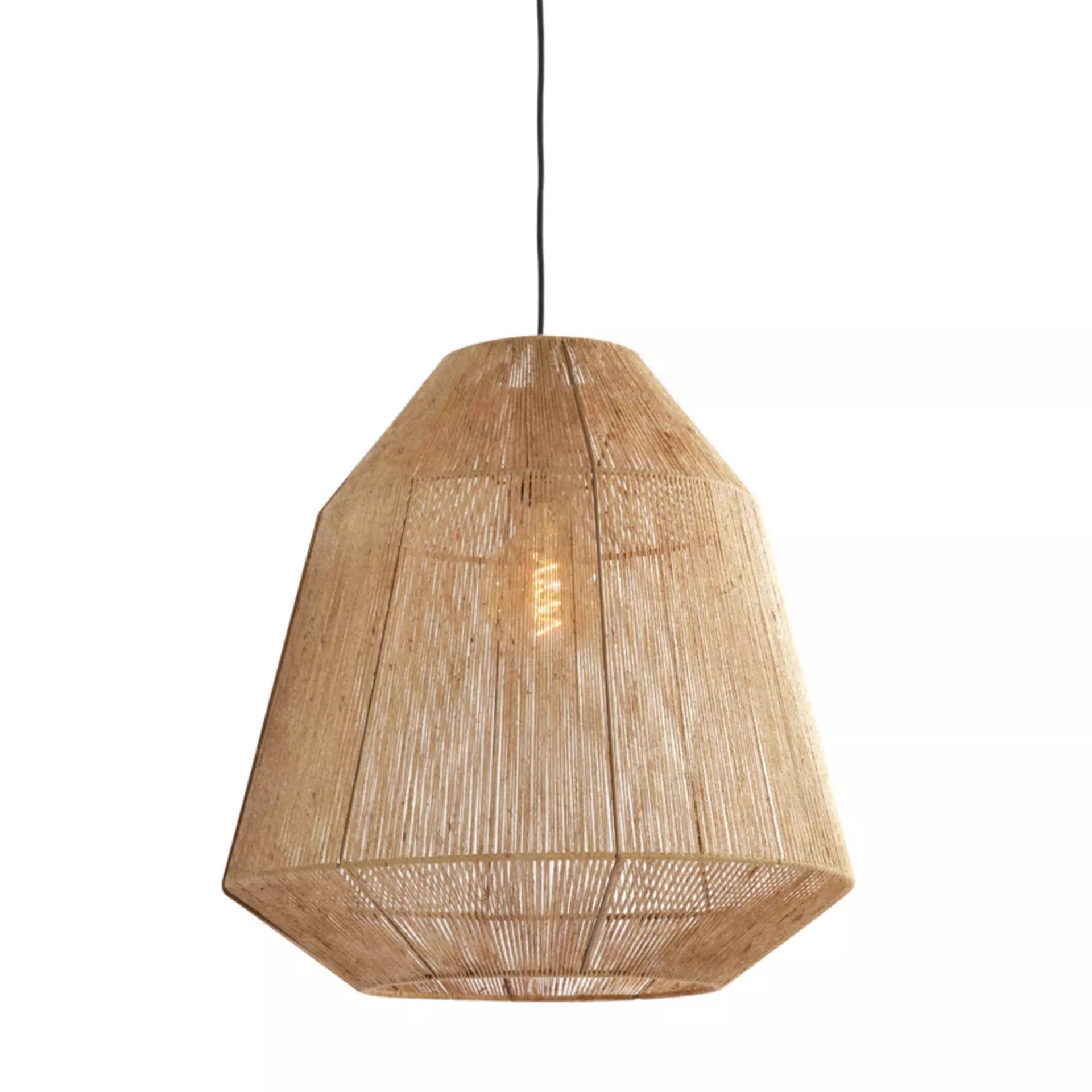 Hängeleuchte MALVA Light & Living Naturmaterialien 60 x 130 x 60 cm