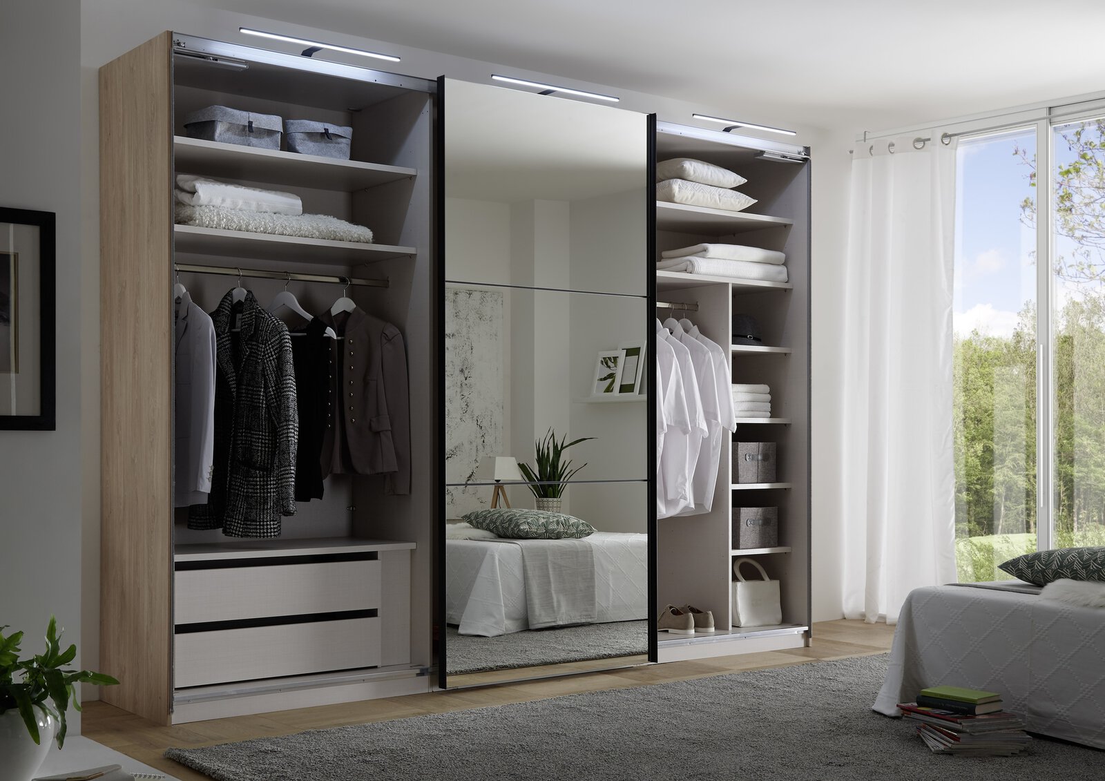 Schwebetürenschrank bequem online kaufen | Möbel Inhofer