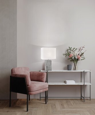 Bild von Tischleuchte LED silber