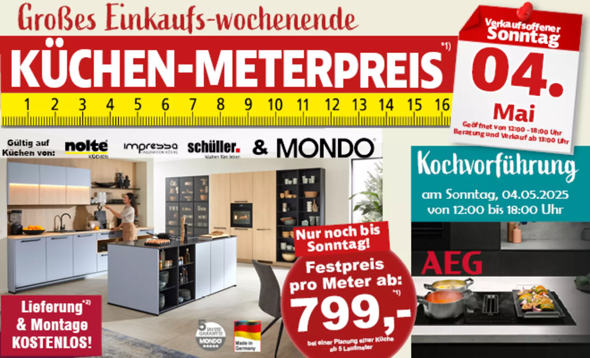 Küche mit Komfortausstattung zum Festpreis. Nur jetzt bei Innovation Küche und Bad in Günzburg