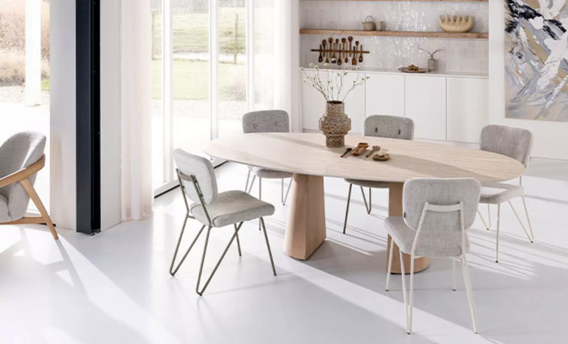 Skandinavisches Wohn- und Esszimmer von Offener Wohnbereich